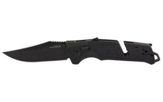 SOG Trident AT Folding Knife, Assisted Opening, Cryo D2 Steel, Line Cutter and Glass Breaker