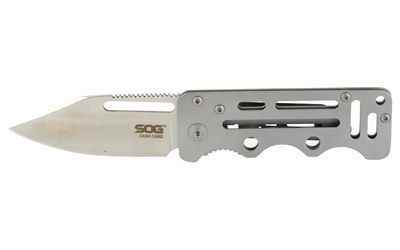 SOG Cash Card 2.75 in Satin 8Cr13MoV SS Folding Knife with Liner Lock
