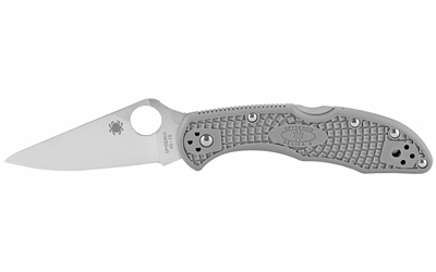 Spyderco Delica 4 Lightweight 2.88 in VG-10 SS Grey FRN Folding Knife