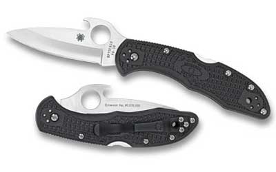 Spyderco Delica 4 2.9 in Folding Knife, Clip Point, VG10/Satin, Gray FRN