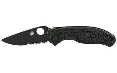 Spyderco Tenacious 3.39 in Folding Knife, Black 8Cr13MoV SS Blade
