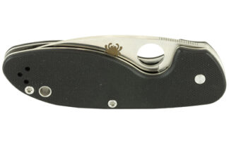 Spyderco Efficient C216GP Folder 2.98 in Blade, 8Cr13MoV, Black G10