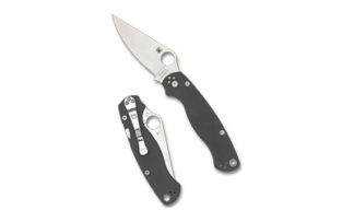 Spyderco Para Military 2 Folding Knife Maxamet Steel Gray G10 Handle