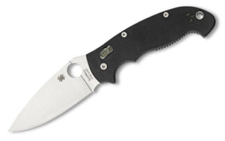 Spyderco Manix 2 XL 3.85 in CPM-S30V Folding Knife, Plain Edge, Black G10