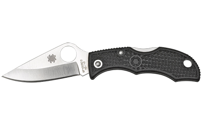 Spyderco Ladybug 3 Folder 1.94 in Blade, Plain VG-10 SS, Black FRN