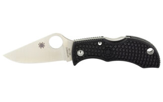 Spyderco ManBug Folding Knife, 1.95 in VG-10 SS Blade, Black FRN Handle