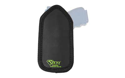 Sticky Holsters Comfort Pad for IWB Kydex Holsters, Medium, Black, Hook & Loop