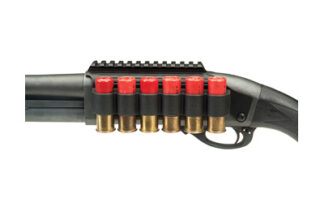 Tacstar SideSaddle Shotshell Carrier for Remington 870/1100/1187, 12 Gauge, Aluminum, Anodized