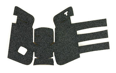 TALON Grips Inc Gen4 Glock 19/23/25/32/38 Medium Backstrap Granulate Wrap-Around Grip, Black