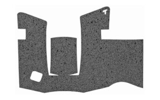Talon Armament Talon 385R Slip-on Grip for Glock 43X/48, Black Rubber Textured