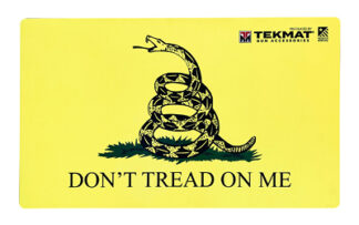 TekMat Don't Tread on Me Door Mat 25 x 42 in Black/Yellow