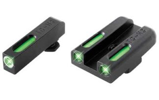 Truglo TG13GL3A TFX Brite-Site 3-Dot Tritium/Fiber-Optic Sight Set for Glock 42/43