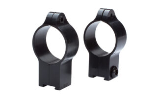 Talley 22CZRH Rimfire Rings 11mm Dovetail, 1 in High, Matte Black