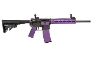 Tippmann Arms M4-22 LTE Semi-Auto .22 LR, 16 in, 25+1 Black with Purple Accents