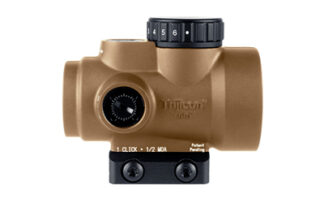 Trijicon MRO SD 1x Green Dot Red Dot Sight 2 MOA Reticle, Low Mount, 25mm, Coyote