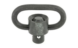 Troy Industries SSQD QD Sling Swivel with Push Button, Black Stainless Steel