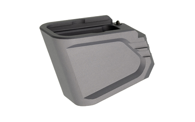 Tyrant CNC TDG19MAGEXG Magazine Extension for Glock 19, +5 Rounds, Aluminum Gray Anodized