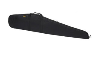 US PeaceKeeper 38 in Brushed Tricot Padded Scoping Rifle Case, Double Zipper, Black