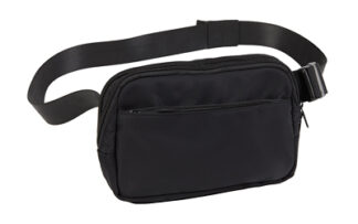 US PeaceKeeper Suburban Sidekick Fanny Pack, Black RPET Polyester