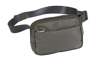 US PeaceKeeper Suburban Sidekick Fanny Pack, Smokey Green Gray Polyester