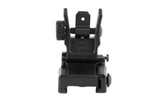 Leapers UTG Low Profile Dual Aiming Flip-Up Rear Sight for AR 15, Picatinny, Black