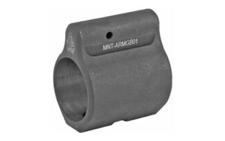 Leapers Micro Gas Block for AR15, .750" Diameter Barrel, Steel, Phosphate Steel