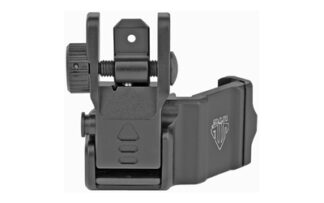 Leapers MT945 45 Degree Offset Flip-Up Rear Sight, Matte Black Aircraft Aluminum
