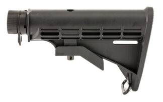 Leapers UTG PRO Model 4 MIL-SPEC 6-Position Collapsible Buttstock Kit, Black