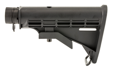 Leapers UTG PRO Model 4 MIL-SPEC 6-Position Collapsible Buttstock Kit, Black