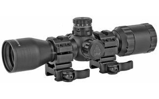 Leapers UTG BugBuster 3-12x32 Rifle Scope, MIL-DOT Reticle, 1 in Tube, QD Picatinny Mount