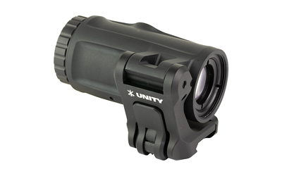 Unity Tactical FAST FTC 4X Magnifier, Quick Detach Mount, Black