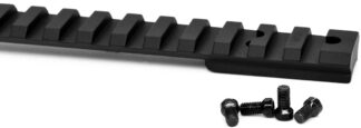 Warne Vapor Picatinny Rail 1-Piece Base for Tikka T3/T3x, 0 MOA, Black Anodized Aluminum