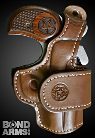 Bond Arms Bad Driver Leather Driving Holster, Right Hand, Chestnut Finish