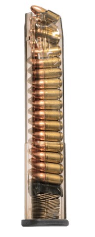 ETS Group VP9 Pistol Mag 30-Round 9mm, Clear Detachable