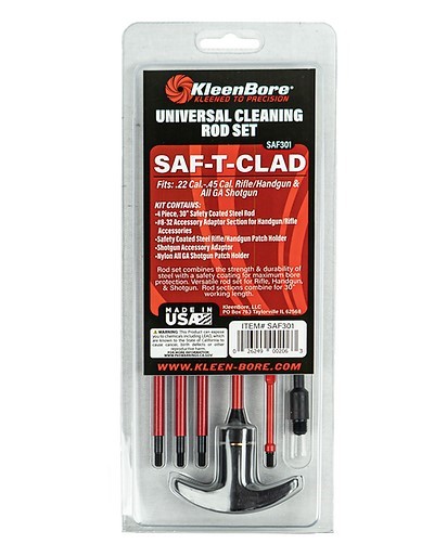KLEEN-BORE Saf-T-Clad Universal Cleaning Rod (Cleaning Rod) #8-32 Thread