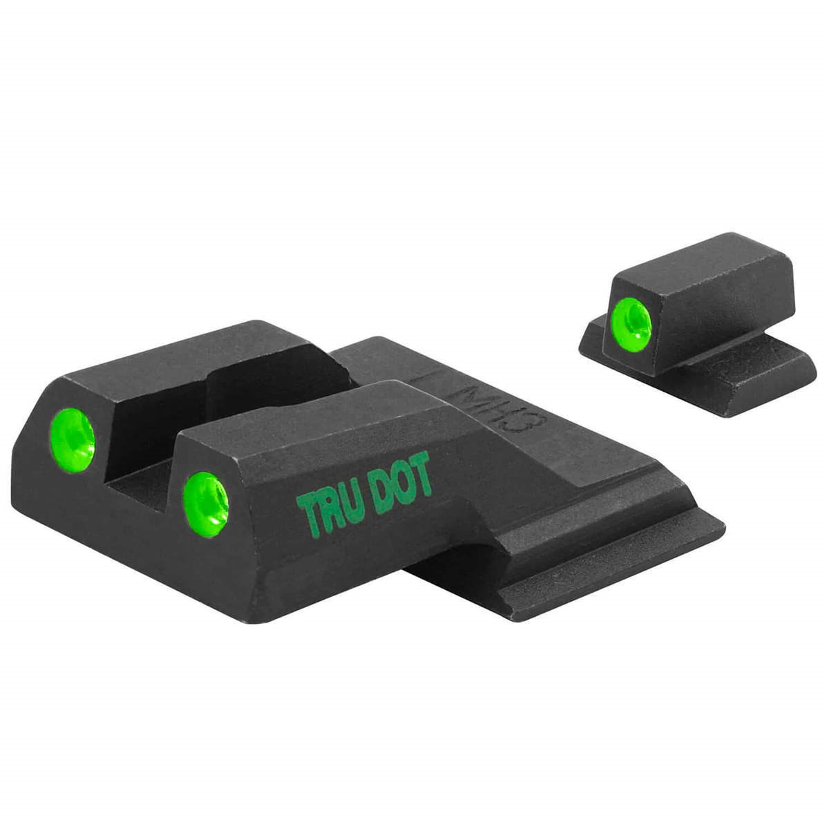 Meprolight 117703101 Tru-Dot Green Tritium Fixed Front/Rear Set for M&P Shield/Plus/2.0