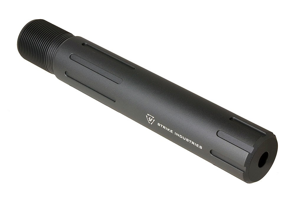 Strike Industries Carbine-Length Pistol Receiver Extension (Buffer Tube), Black Anodized Aluminum