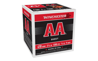 Winchester AA Target 410 Bore 2.5 in #9 Shot, 1/2 oz, 25 Rounds Per Box