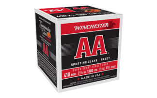 Winchester AA Super Sport Sporting Clay 410 Bore 2.5" #8.5 1/2 oz Shot, 25 Rounds