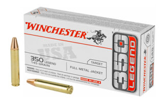 Winchester USA .350 Legend 145 gr Full Metal Jacket (FMJ), 20-Round Box