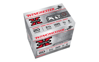 Winchester Super Xpert 20 Gauge 2.75 in #6 Steel Shot 3/4 oz High Velocity, 25 Rounds