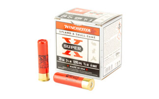 Winchester Super-X 28 Gauge 2.75 in High Brass #6 Lead Shot, 3/4 oz, 25 Rounds