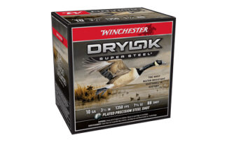 Winchester Drylok Super Steel 10 Gauge 3.5 in BB Plated Steel Shot, 25 Rounds