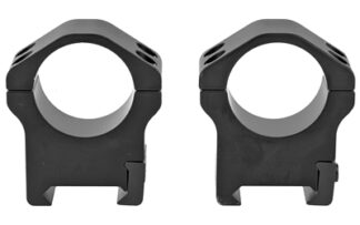 Warne Maxima Horizontal 1 in High Matte Scope Rings, Picatinny/Weaver Mount, Horizontal Split