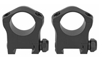 Warne Mountain Tech 30mm High Matte Picatinny/Weaver Fixed Horizontal Split Rings