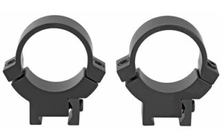 Warne 7.3 Series .22 Rimfire 1 in Medium Rings, Matte, 3/8 in or 11mm Dovetail