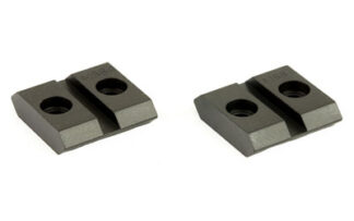 Warne Maxima Weaver 2-Piece Steel Base Set, Matte Black, Marlin Levered