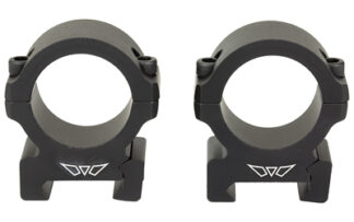 Warne Vapor V601M 1 in Medium Matte Picatinny/Weaver Horizontal Split Scope Rings