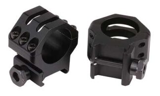 Weaver 48350 1in High 6-Hole Weaver-Style Scope Rings, Picatinny/Weaver, Matte