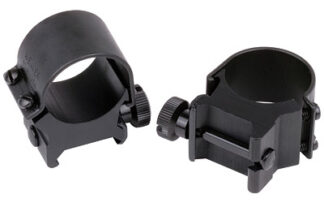 Weaver Top Mount 1 in Rings, 1 in High, Weaver-Style, Matte Black Detachable